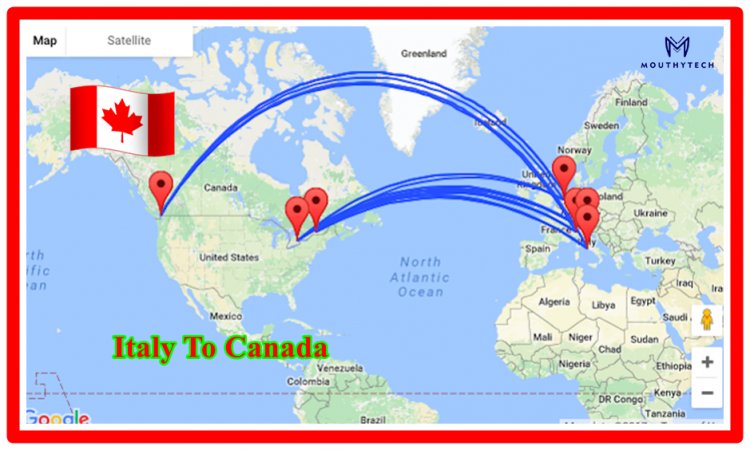 Travel from Italy to Canada with Electronic Travel Authorization (eTA)