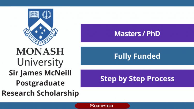 Sir James McNeill Postgraduate Research Scholarship 2023